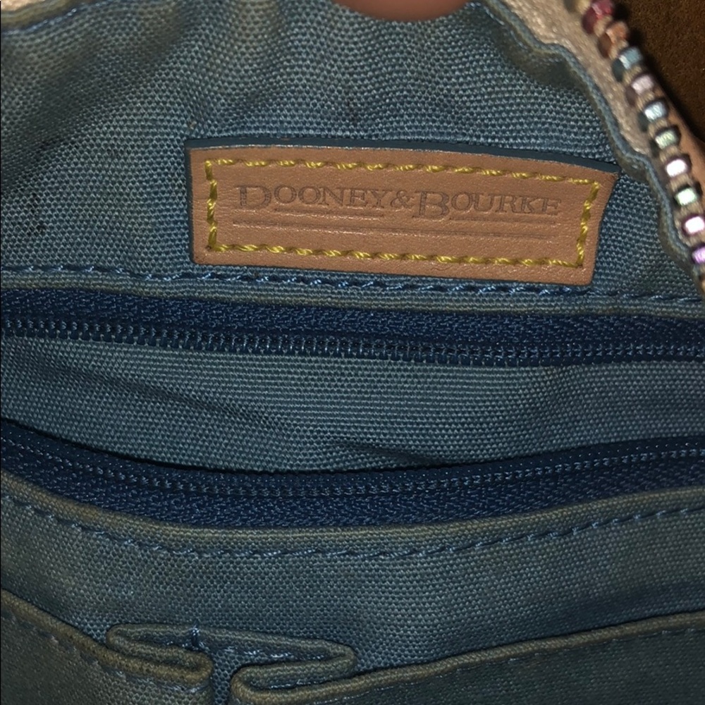 Dooney and Bourke tan multicolored letter purse - Picture 5 of 8